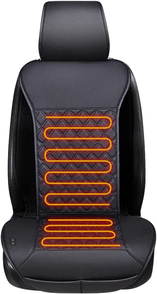 Heated car seat covers
