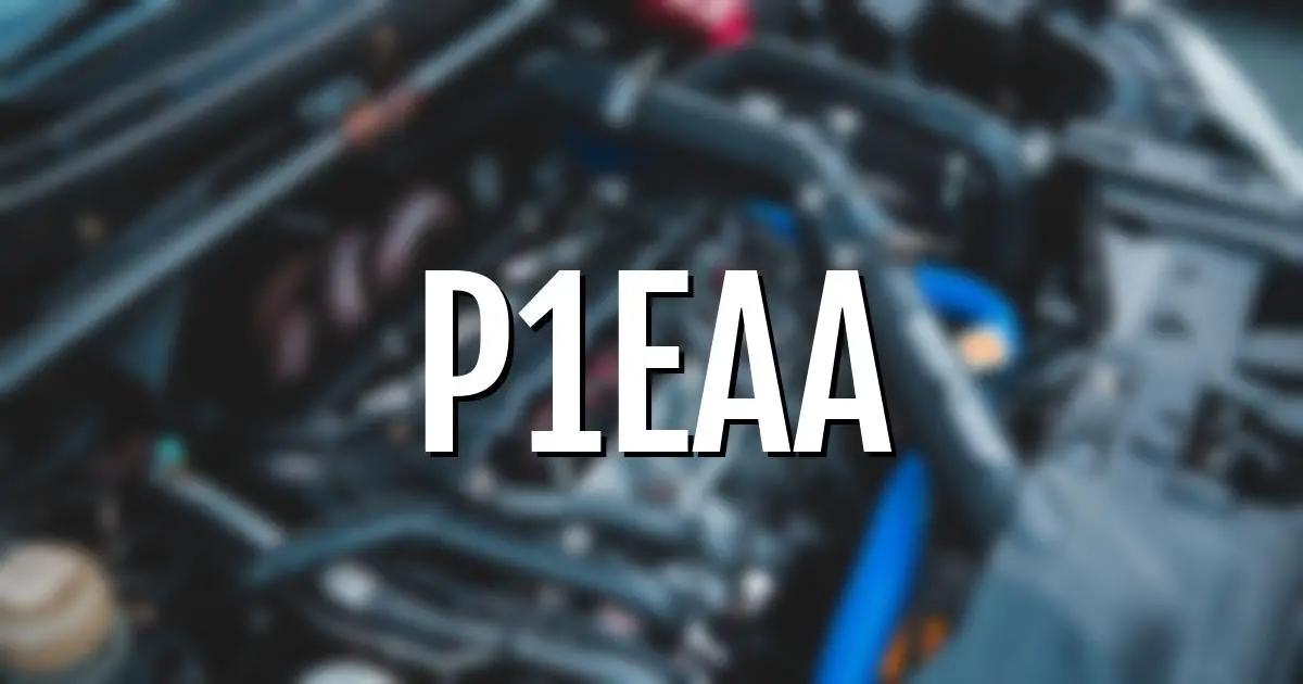 p1eaa error fault code explained