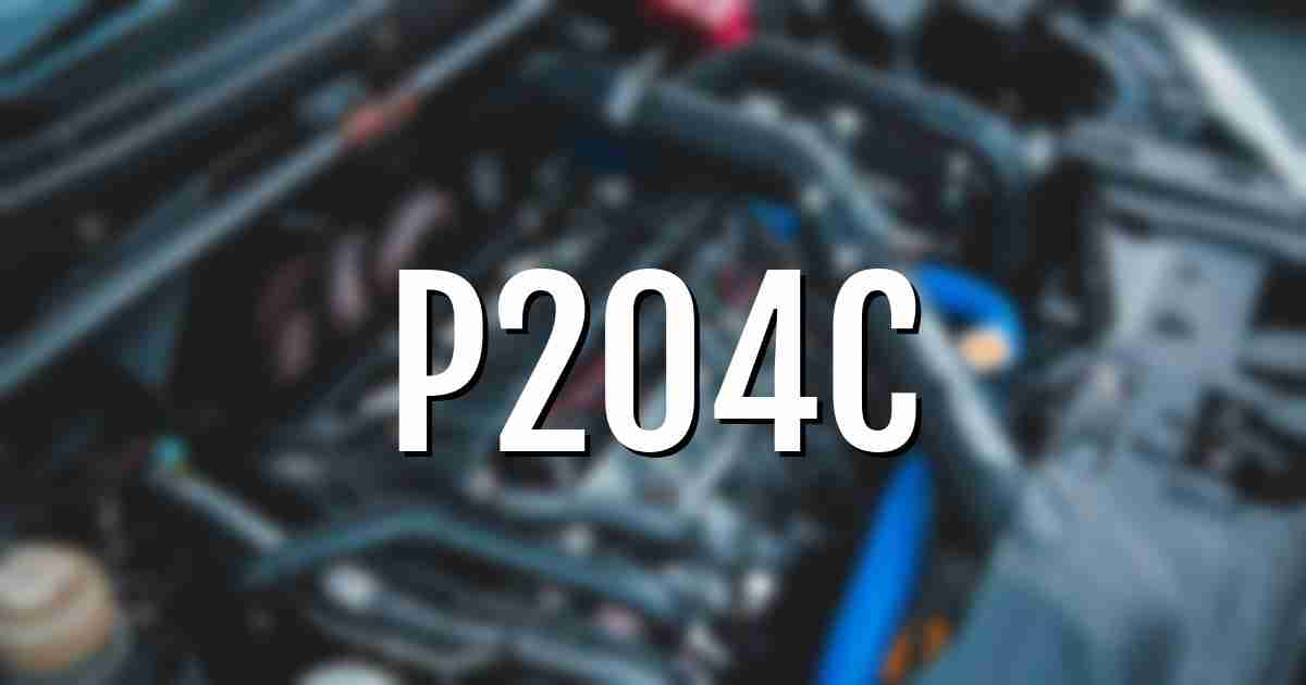 p204c error fault code explained