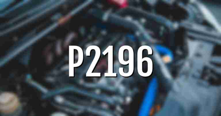 SOLVED P2196 Code Rich Oxygen Sensor Signal How To Fix solved-p2196-code-rich-oxygen-sensor-signal-how-to-fix