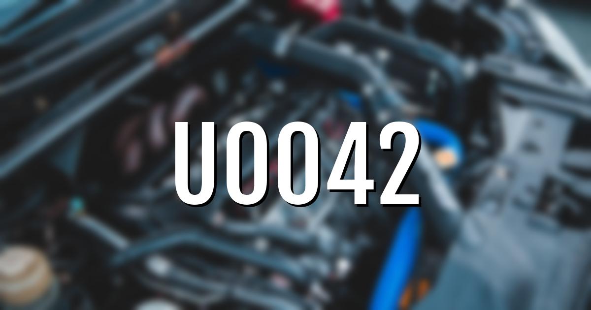 u0042 error fault code explained