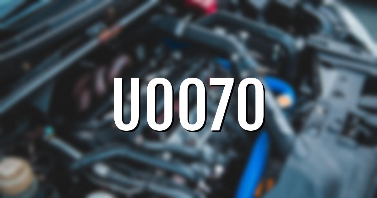 u0070 error fault code explained