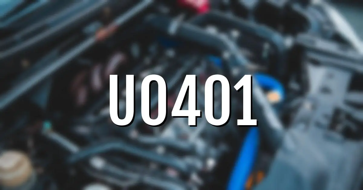 u0401 error fault code explained