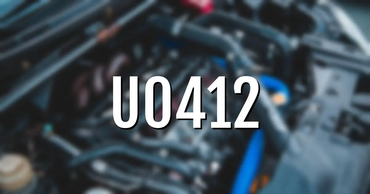 u0412 error fault code explained