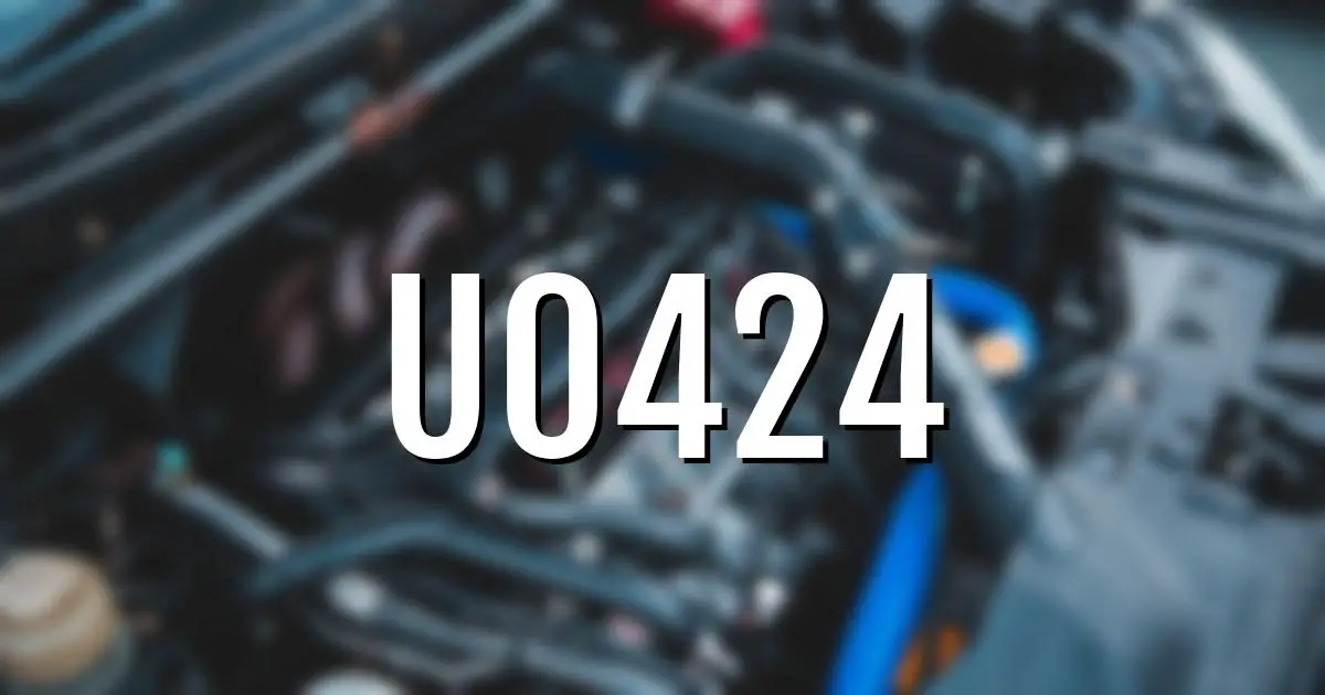 u0424 error fault code explained