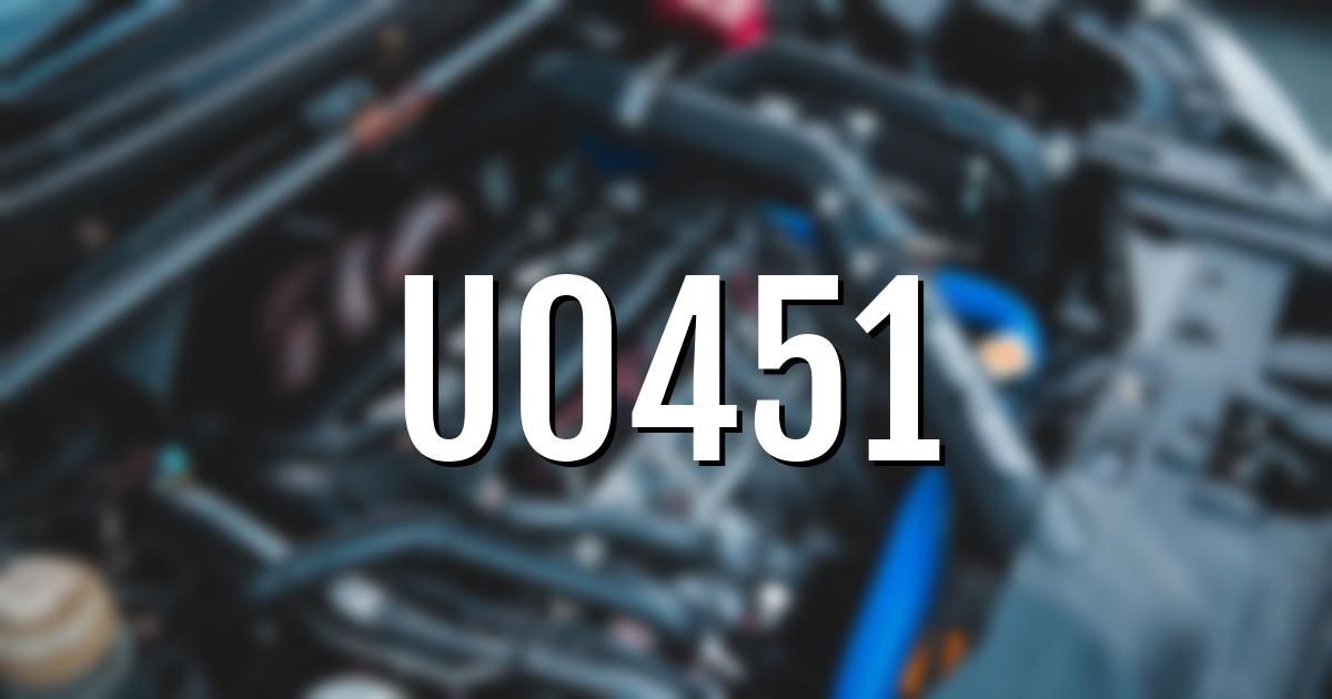 u0451 error fault code explained