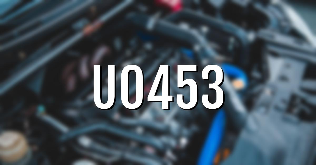 u0453 error fault code explained