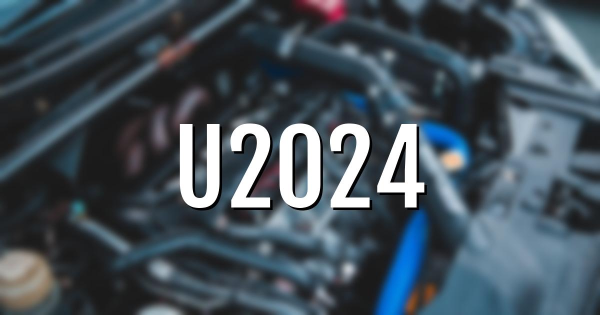 u2024 error fault code explained