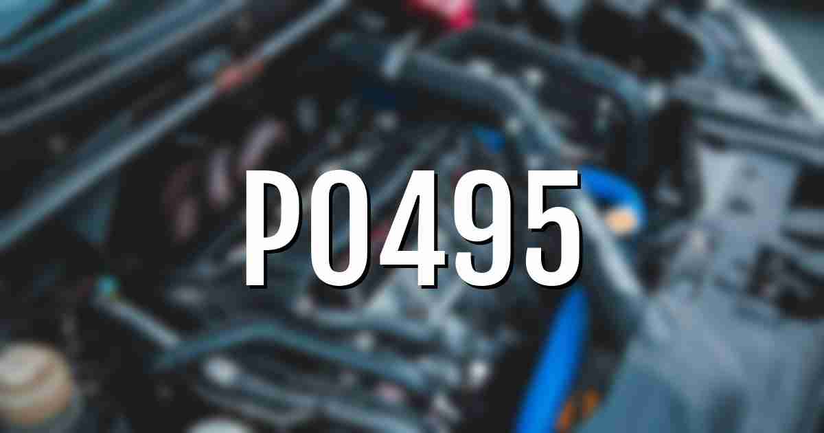 p0495 error fault code explained