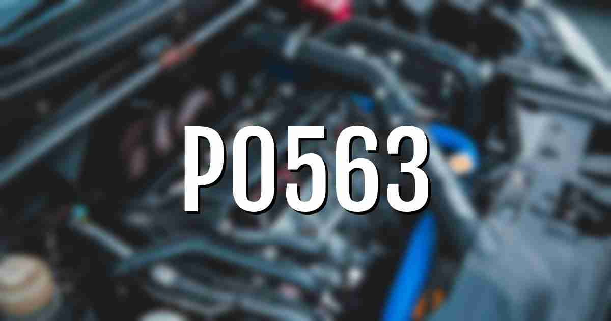 p0563 error fault code explained