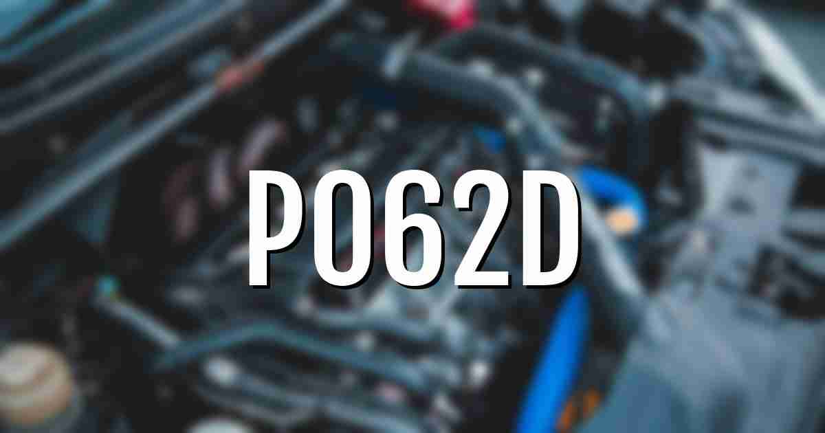 p062d error fault code explained