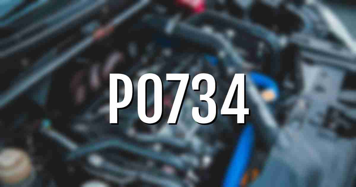 p0734 error fault code explained