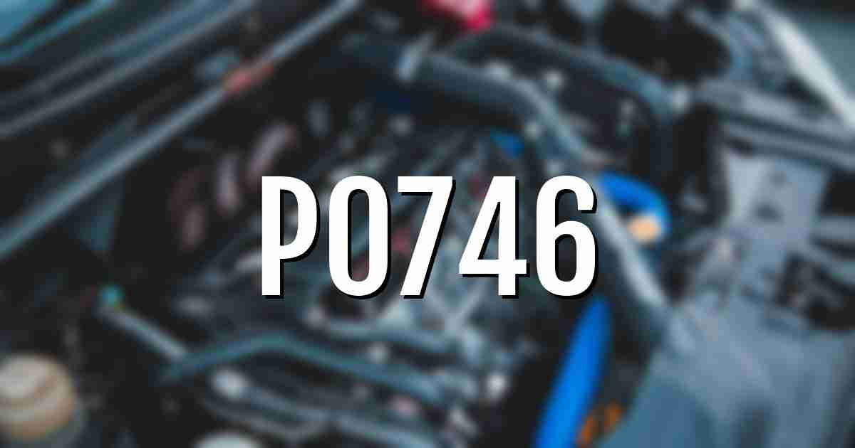 p0746 error fault code explained