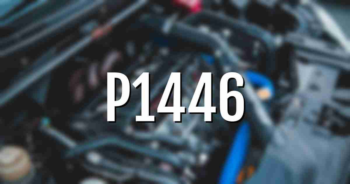 p1446 error fault code explained