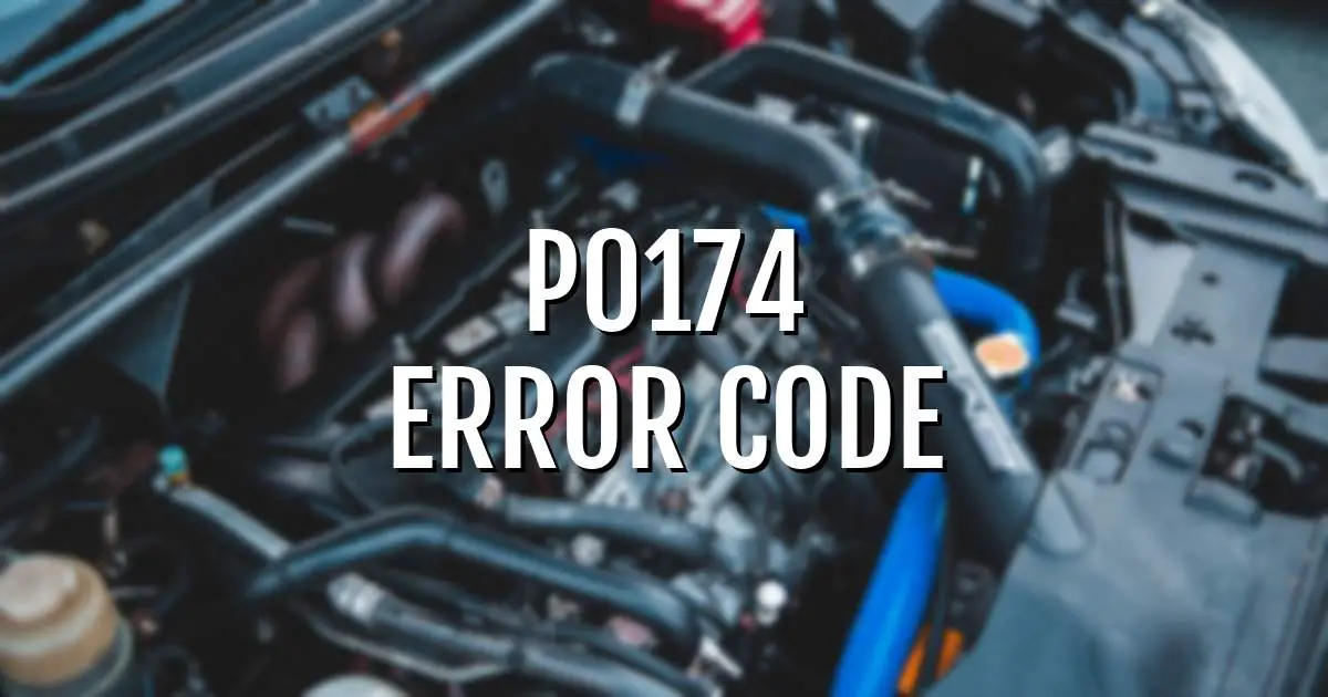 p0174 error fault code explained